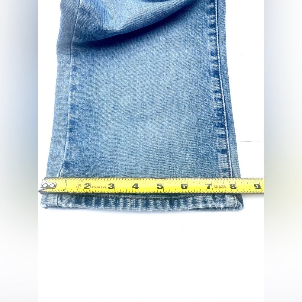Vtg Y2K Calvin Klein Women's Bootcut Washed Denim Jeans size 6 - Picture 6 of 10